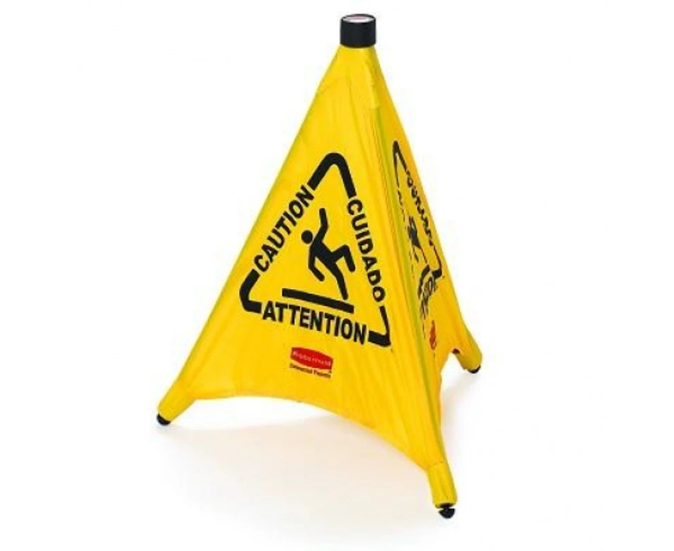 Rubbermaid Pop-Up Safety Cone Wet Floor Yellow 50cm