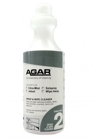 Agar Spray & Wipe No2 500ml Bottle